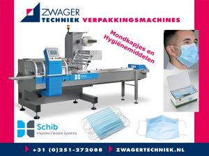 Mondkapjes verpakken
