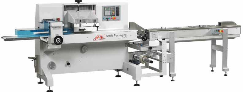 Gebruikte Flowpackmachine SCHIB CO50BB – robuuste bovensealer (bouwjaar 2004)